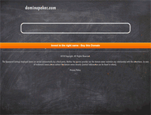 Tablet Screenshot of dominopoker.com